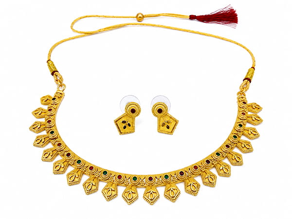 Timeless Gold-Tone Traditional Necklace Set5 copy (1)