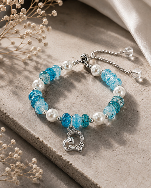 azure-heart-bead-bracelet5