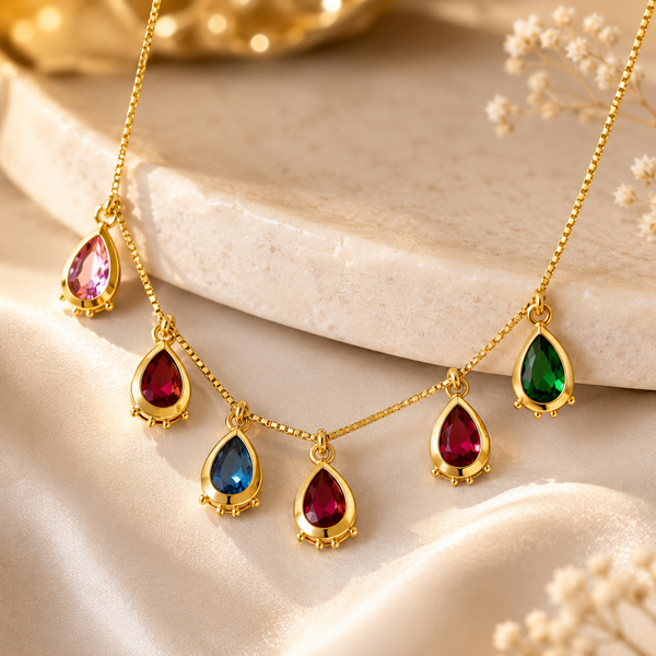 Multicolor-Teardrop-Stone-Necklace (2)