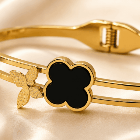 The Midnight Clover Bracelet